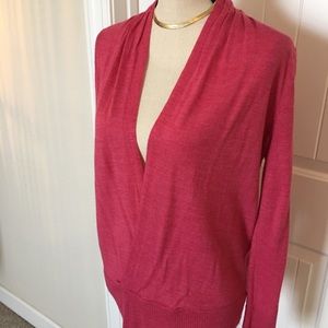 The Limited Dark Pink Wrap Top ✨